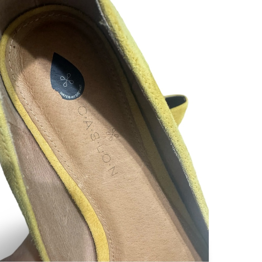 Calson Suede Yellow Pointed-Toe ballet Flats - Nordstrom - Like New🌼 - Picture 4 of 7